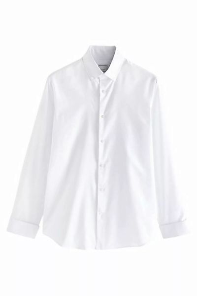 Next Langarmhemd Pflegeleichtes Regular Fit Oxford-Hemd (1-tlg) günstig online kaufen