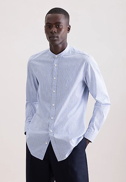 seidensticker Businesshemd Slim 1/1 Stehkragen Gestreift günstig online kaufen