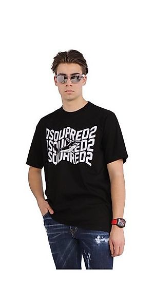 Dsquared2 Print-Shirt Dsquared2 Shark T-Shirt Schwarz Herren günstig online kaufen