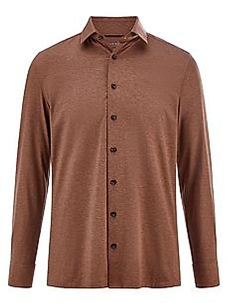 Jersey-Hemd Olymp braun günstig online kaufen