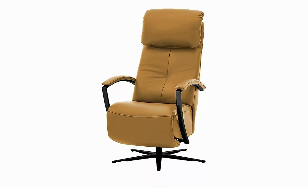 Hukla Relaxsessel Leder Pierre ¦ gelb Polstermöbel > Sessel > Relaxsessel - günstig online kaufen