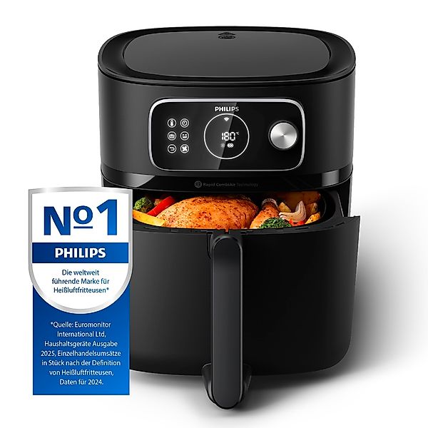 Philips Heißluftfritteuse "Airfryer XXL Kombi HD9876/90, mit 8,3 l, Rapid C günstig online kaufen
