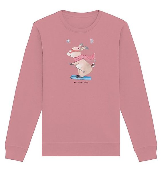 Mr. & Mrs. Panda Longpullover Größe L Hase Skifahren - Canyon Pink - Gesche günstig online kaufen