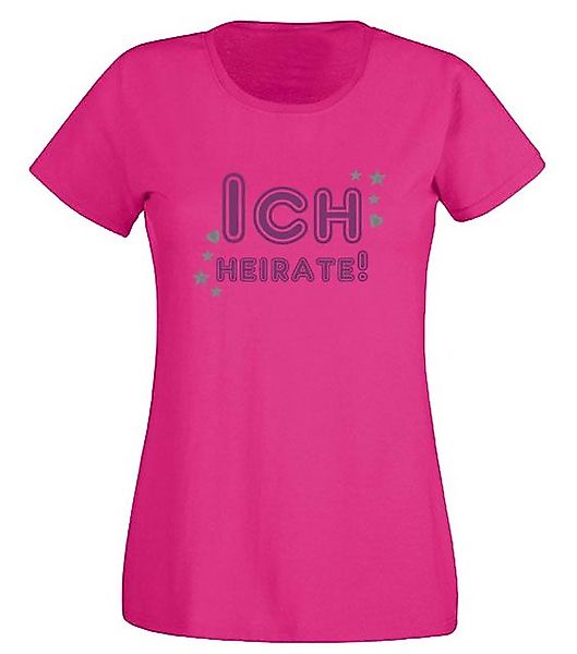 G-graphics T-Shirt Damen T-Shirt - Ich heirate JGA-Shirt, Poltershirts, Bra günstig online kaufen