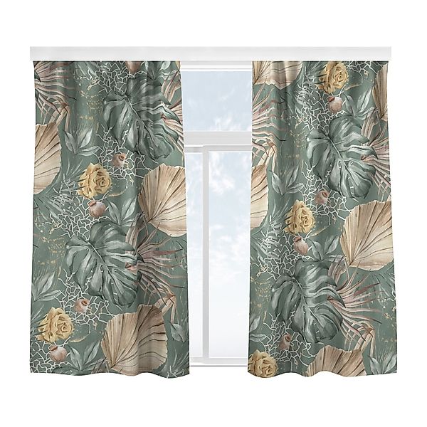 Bilderdepot24 Vorhang Gardine Aquarell Blumen Modern günstig online kaufen