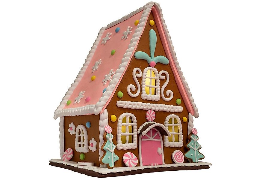Christmas Paradise Weihnachtshaus Lebkuchenhaus mit LED 23 cm, Weihnachtsde günstig online kaufen