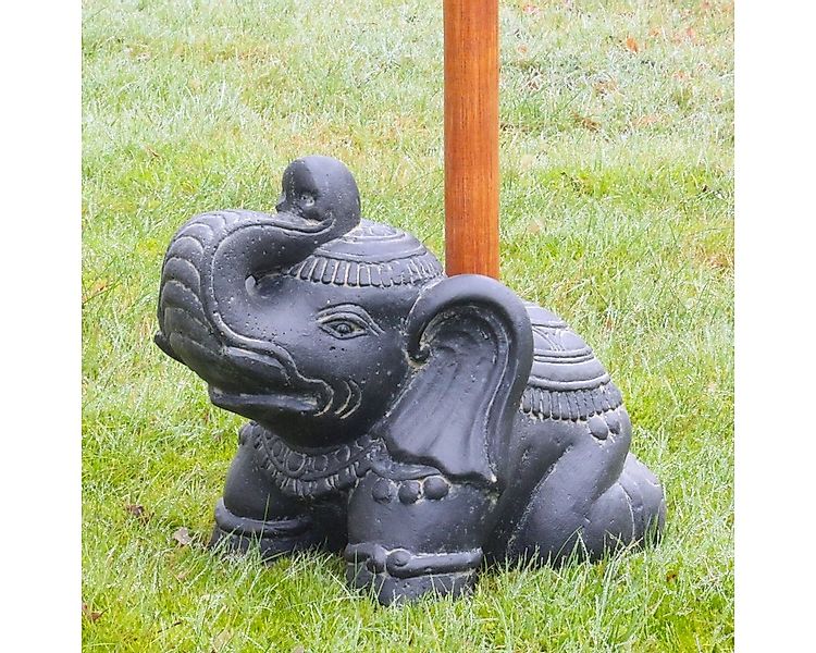 Oriental Galerie Sonnenschirm Schirmständer in Elefantenform Grau für unser günstig online kaufen
