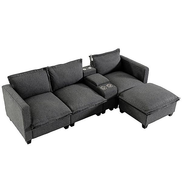 REDOM Sofa 3-Sitzer-Sofa,Küchensofa Ecksofa Loungesofa, Multifunktionales 3 günstig online kaufen