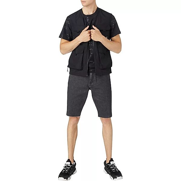 Calvin Klein Jeans Logo Allover Print Kurzärmeliges T-shirt L Ck Black günstig online kaufen