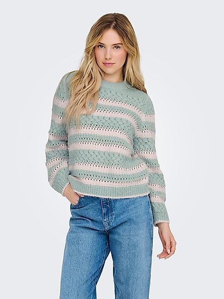 ONLY Rundhalspullover ONLKIMA LS LIFE STRIPE günstig online kaufen