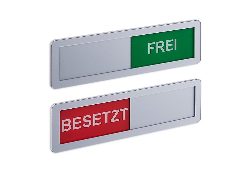 relaxdays Dekohänger Türschild Besetzt Frei im 2er Set günstig online kaufen