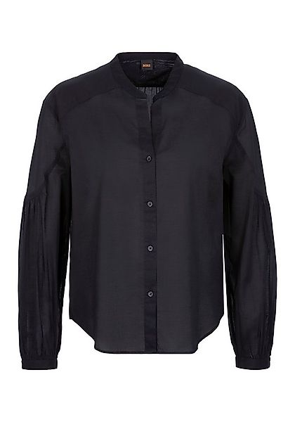 BOSS ORANGE Klassische Bluse Berday Premium Damenmode mit Ballonärmeln günstig online kaufen