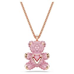 Swarovski Charm-Kette Teddy Anhänger Bär, Rosa, günstig online kaufen