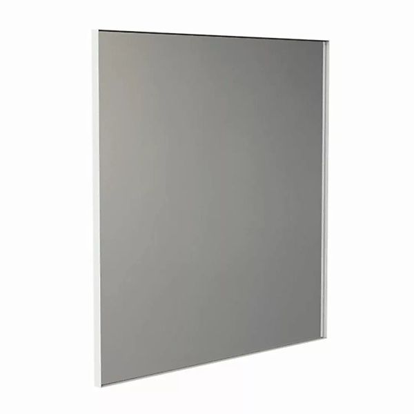 FROST - Unu 4143 Spiegel 100x100cm - weiß/mit schmalem Regalrahmen/T 3cm günstig online kaufen