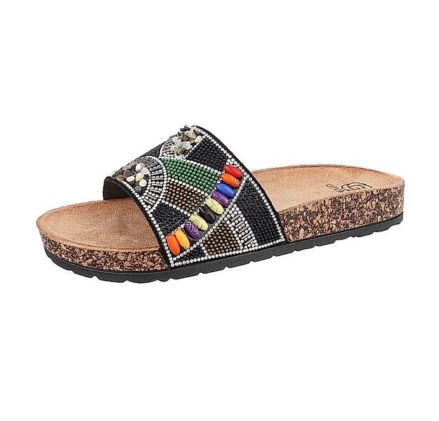 Ital-Design Damen Mules Freizeit Pantolette (86706241) Flach Pantoletten in günstig online kaufen