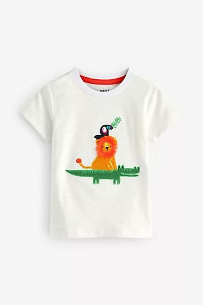 Next T-Shirt T-Shirt mit Figuren-Applikation (1-tlg) günstig online kaufen