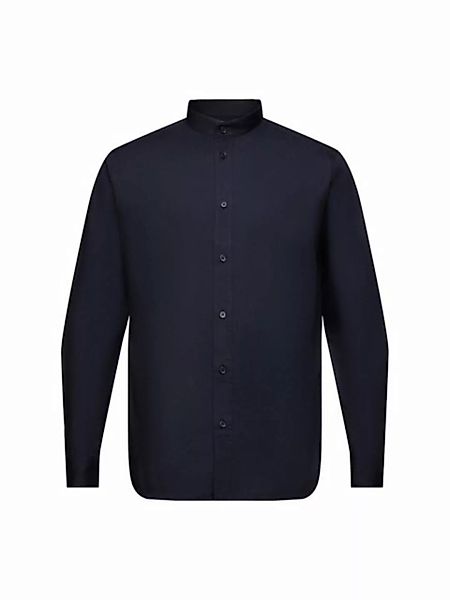 Esprit Langarmhemd Hemd mit Stehkragen günstig online kaufen