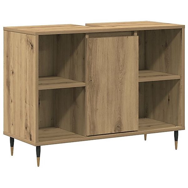 vidaXL Badezimmerspiegelschrank Waschtisch Kunsthandwerk Eiche MDF Standard günstig online kaufen