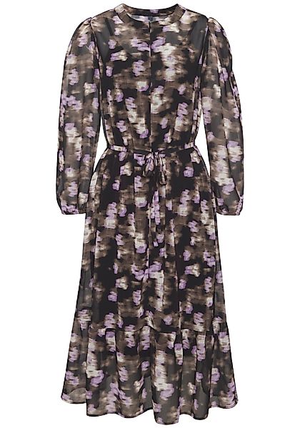 LASCANA Midikleid mit Unterkleid, Chiffonkleid, herbstlich, günstig online kaufen
