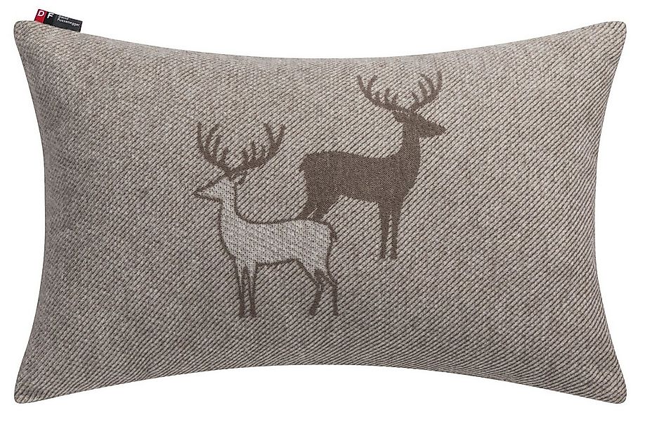 DAVID FUSSENEGGER Kissenhülle Silvretta 'Hirschrudel' 40 x 60 cm günstig online kaufen