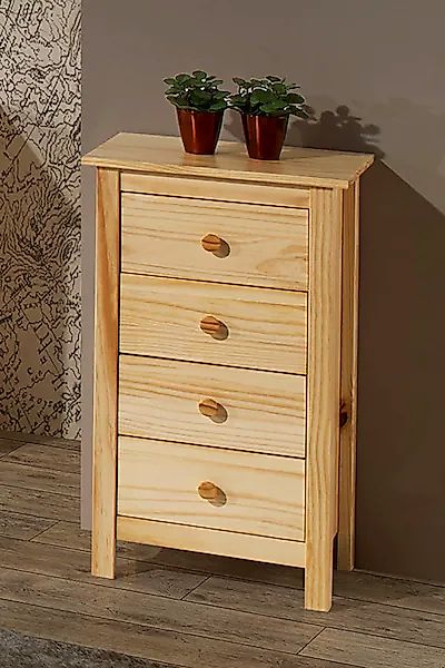 Home affaire Kommode 1 Stk. tlg. Schubladen mit Metallauszügen günstig online kaufen