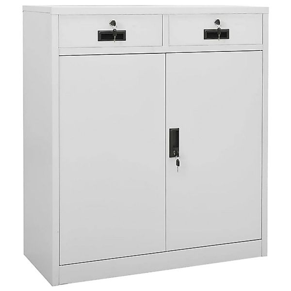 vidaXL Aktenschrank Büroschrank Hellgrau 90x40x102 cm günstig online kaufen