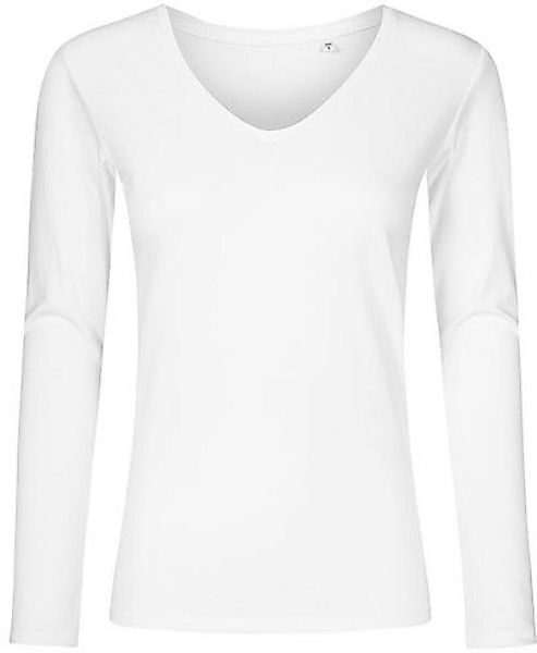 Promodoro Langarmshirt Damen V-Neck T-Shirt Longsleeve, günstig online kaufen