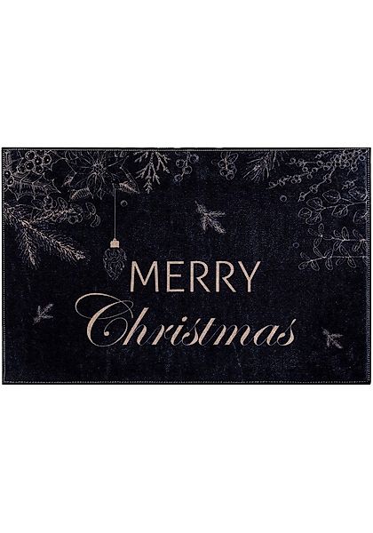 Mazovia Designteppich Weihnachten Teppichmatte für Küche, günstig online kaufen