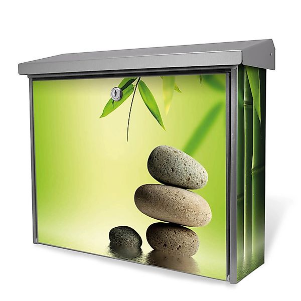 Banjado Briefkasten Edelstahl 38.5x31.5x12cm Ohne Zeitungsfach Inkl. Montag günstig online kaufen