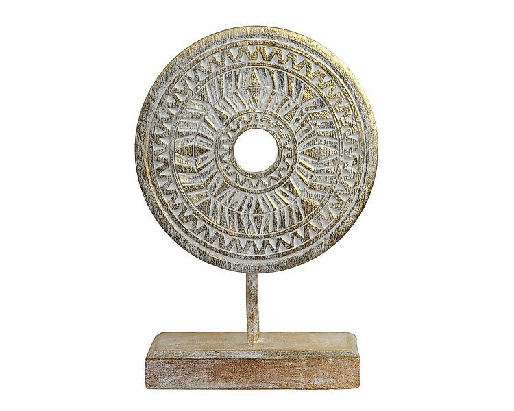 Oriental Galerie Dekofigur Goldenes Mandala Symbol Skulptur auf Sockel mitt günstig online kaufen