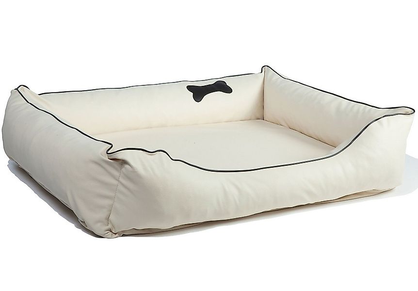 CopcoPet Tierbett Paco Hundebett Beige L - 90 x 70 cm Schaumstoff - Kissen günstig online kaufen