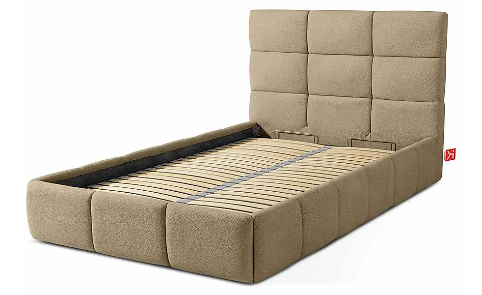 KONSIMO Polsterbett  Altos ¦ beige ¦ Maße (cm): B: 136 H: 115 Betten > Pols günstig online kaufen