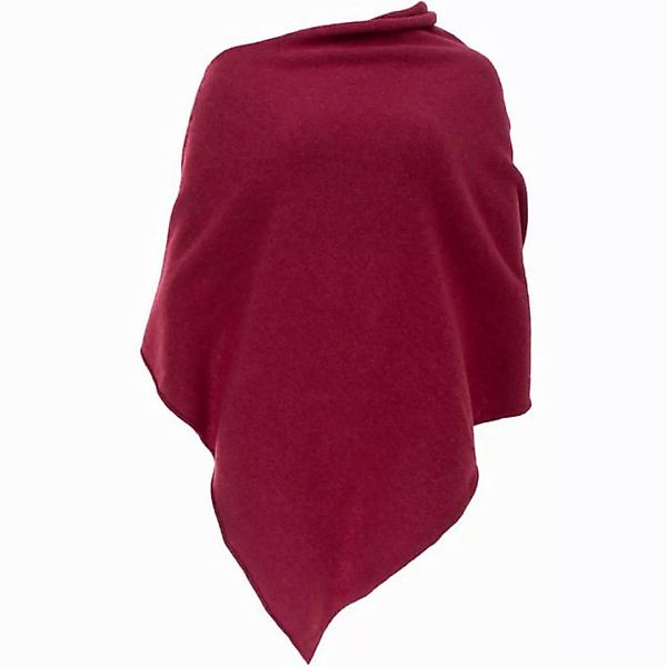 William Lockie Strickponcho SP-Shawl-Plain Damenponcho mit Rollsaum ca. 70 günstig online kaufen