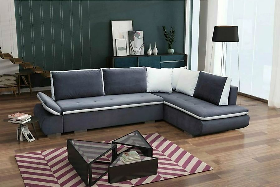 JVmoebel Ecksofa Schlafsofas Sofa Couch Eck Sofas Garnitur Polster Ecke Sto günstig online kaufen