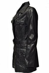 Zimmert Leather Ledermantel Sabina mit Ledergürtel, günstig online kaufen