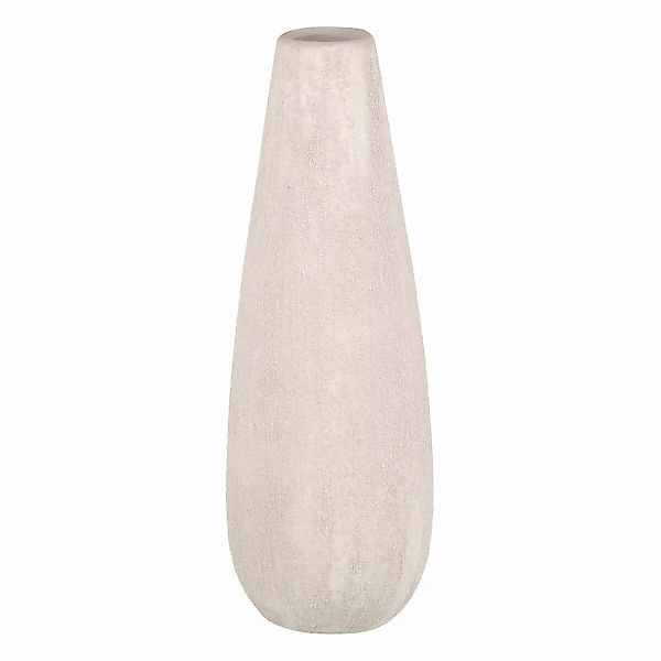 Vase 17 X 17 X 51,5 Cm Aus Keramik Creme günstig online kaufen