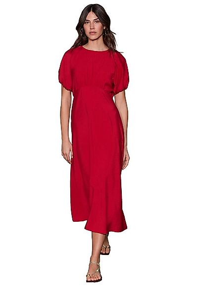 Next Midikleid Bedrucktes Midikleid mit Puffärmeln (1-tlg) günstig online kaufen