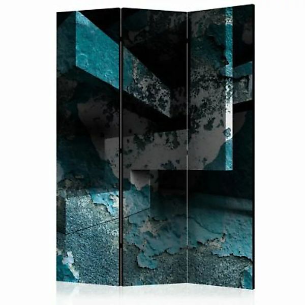 artgeist Paravent Azure Geometry [Room Dividers] graublau Gr. 135 x 172 günstig online kaufen