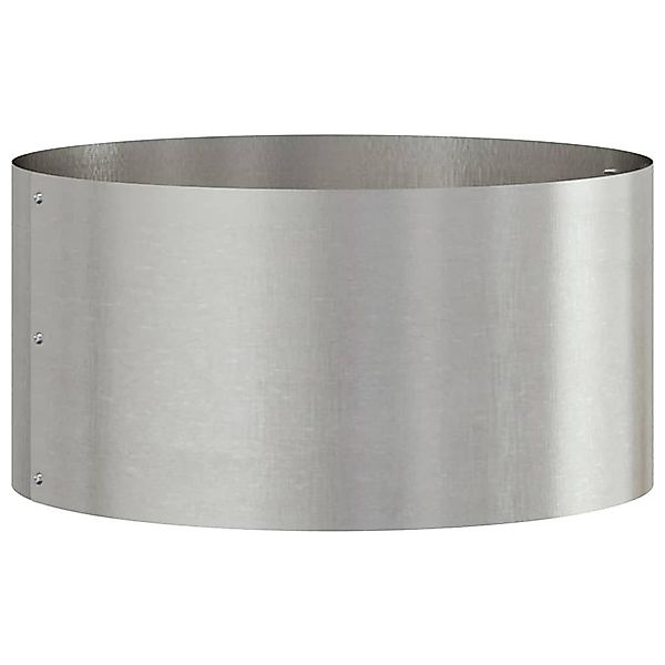 vidaXL Blumentopf Gartenblumentopf Silber 40 x günstig online kaufen