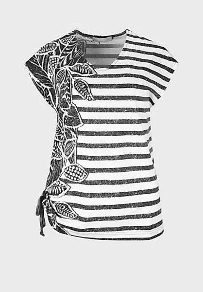 bianca Print-Shirt JULIE mit modernem Design aus Streifen und Palmen-Print günstig online kaufen