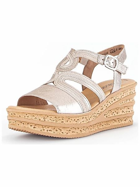 Gabor Keilsandalette "Gabor Sandalen Veloursleder" günstig online kaufen