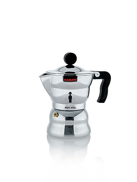 Moka Espressokanne – 3 Tassen, 15 cl, Gussaluminium, italienisches Design günstig online kaufen
