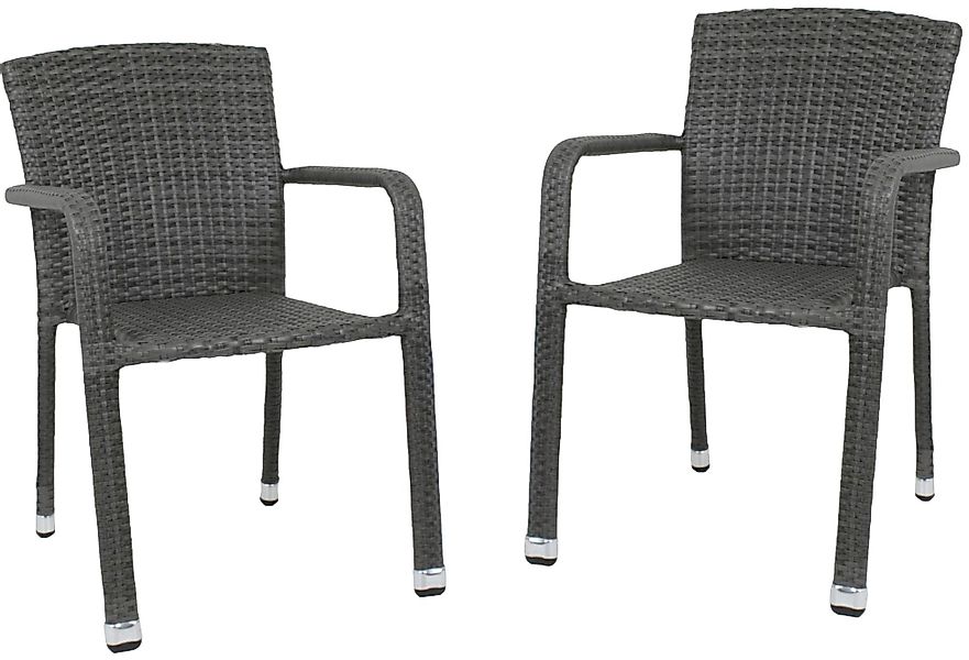 Garden Pleasure Stapelstuhl GETAFE (Set, 2 günstig online kaufen