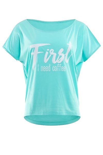 Winshape Oversize-Shirt "MCT002 ultra leicht" mit weißem Glitzer-Aufdruck günstig online kaufen