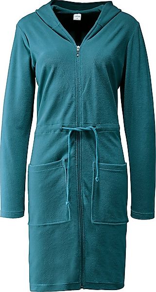 Erwin Müller Bademantel Damen-Bademantel "Limbach" mit Kapuze, Kurzform, Le günstig online kaufen