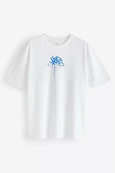 Next Print-Shirt Gemustertes T-Shirt im Relaxed Fit (1-tlg) günstig online kaufen