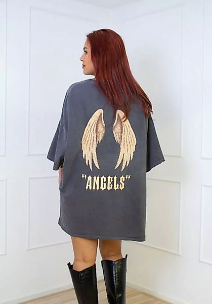 Worldclassca Print-Shirt Worldclassca Oversized T-Shirt T-Shirt-Kleid ANGEL günstig online kaufen