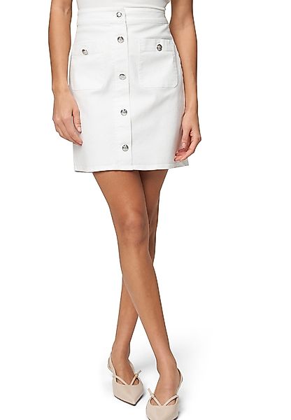 Zero Minirock "zero Damen Minirock leichter Denimstoff", Knopfleiste günstig online kaufen