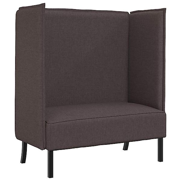 vidaXL Sofa Hoher Rücken Sofa Dunkelbraun günstig online kaufen