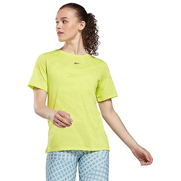 Reebok Burnout Kurzärmeliges T-shirt XS Acid Yellow günstig online kaufen